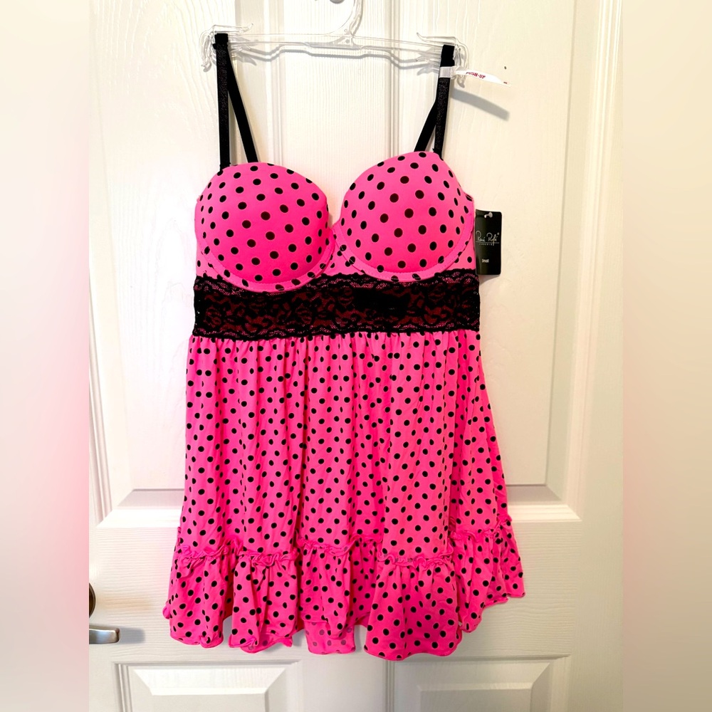 Pink Polka Dot Lace lingerie
Bundle Lingerie 2 for 34